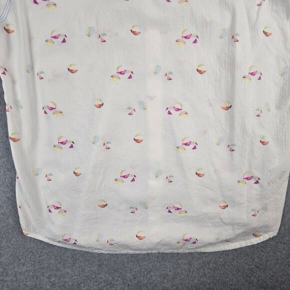 Tommy Bahama Cream and Pink Casual Button Down Shirt - Picture 11 of 16